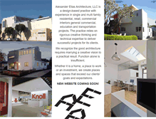 Tablet Screenshot of eliasarchitecture.com